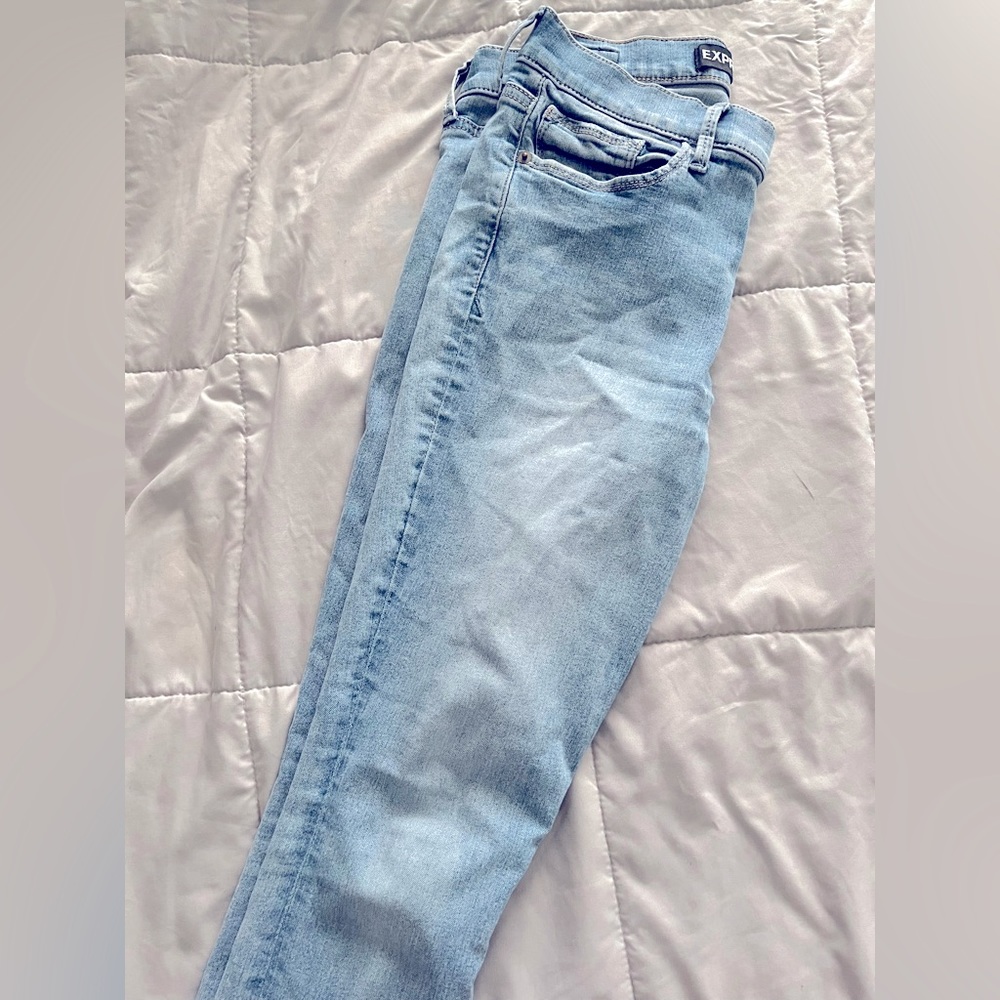Express Skinny Jeans Mid Rise Size 6 - Picture 2 of 3
